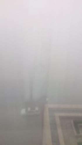 濃い霧